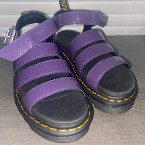 Dr. Martens Blaire Patent Leather Sandals